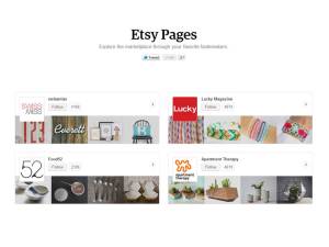 Etsy Pages